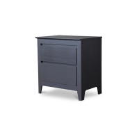 Baxton Studio CA-2DW-NS Espresso Modern Nightstand